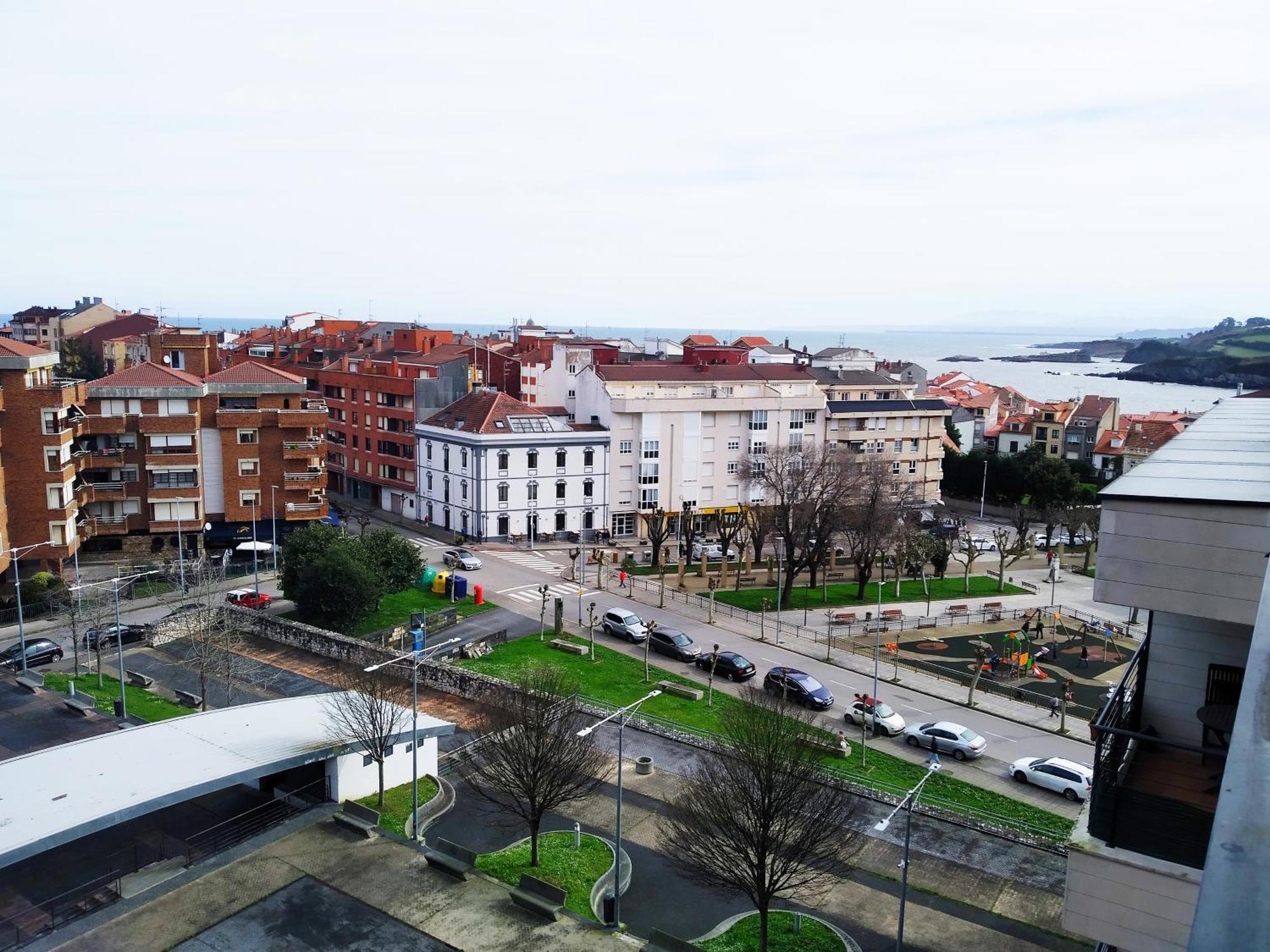 Ferienwohnung Hikari, Centro Luanco Con Parking Exterior foto